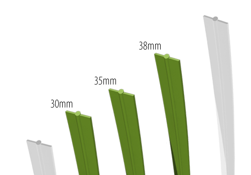 Medium Fiber Artificial Grass: 30-38mm